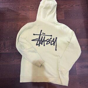 Stussy hoodie - size S, lime green